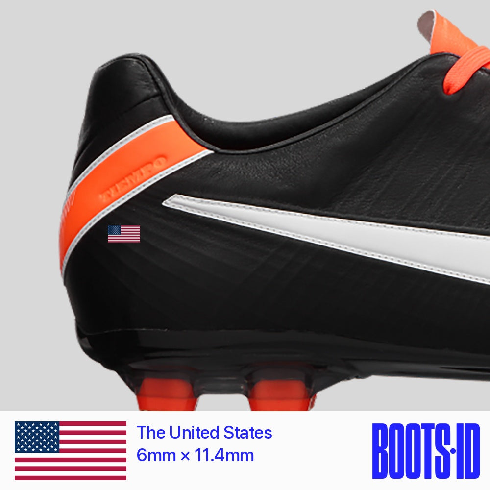 CONCACAF (North/Central America & Caribbean) Flag Sticker for Football Boots